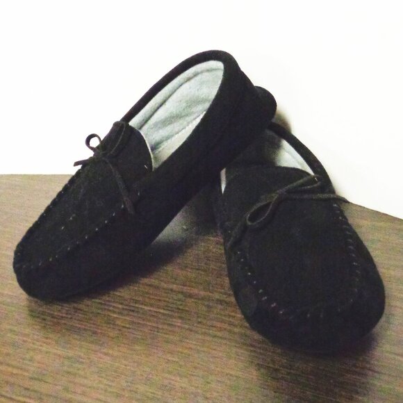 Brand New Penguin by Munsingwear Boater Mocs. Black Size 6. SBF0926AOP-BLK F55 - Picture 1 of 9